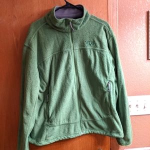 Women's XL green Mountain Hardwear brushed fleece jacket